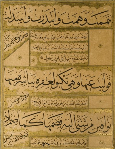 Manuscript van de Gulistan van Sadi, 1787 door Persian School
