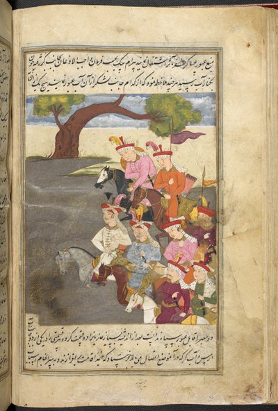 Shah Ismail en de qizilbash, uit 