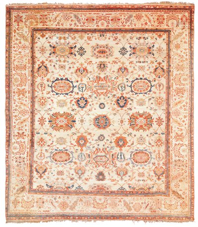 Ziegler tapijt, Sultanabad district, West-Perzië, ca. 1880 door Persian School