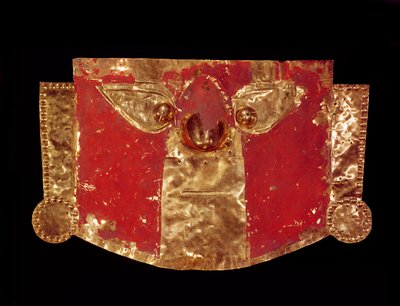 Inca masker door Peruvian School