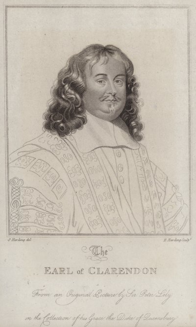 Edward Hyde door Peter (after) Lely