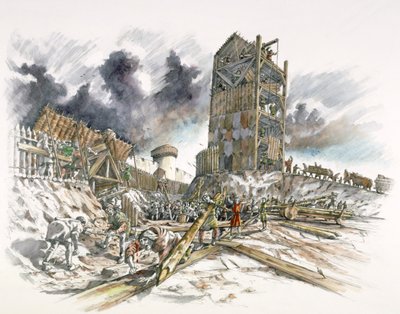 Belegering van Kasteel Dover door Peter Dunn