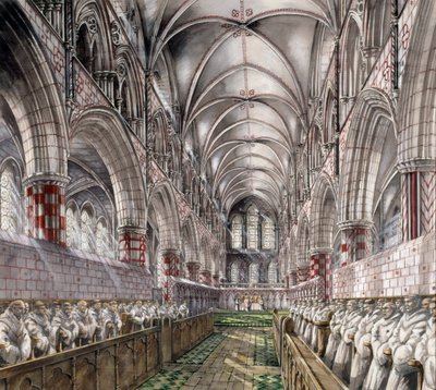 Rievaulx Abbey, 13e eeuw door Peter Dunn