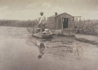 Het huis van de palingvanger, c.1886 door Peter Emerson und Thomas Goodall