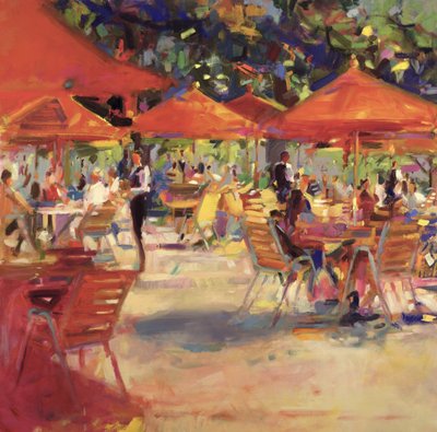 Le Café du Jardin door Peter Graham (Contemporary)