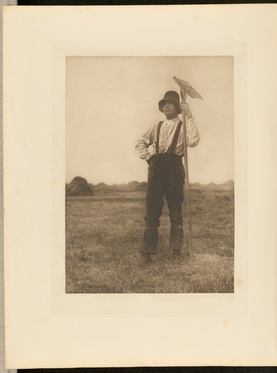 Hooimachine met hark. [Norfolk.] door Peter Henry Emerson