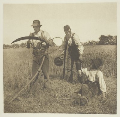In de Gerstoogst (Suffolk) door Peter Henry Emerson