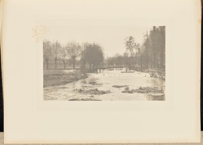 De jacht, Amwell Magna Visserij door Peter Henry Emerson