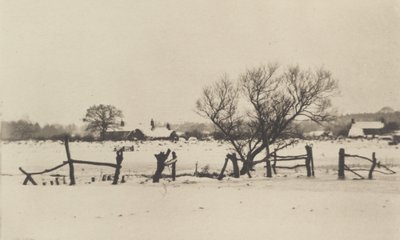 De besneeuwde moerassen, 1890-1891, gedrukt 1893 door Peter Henry Emerson