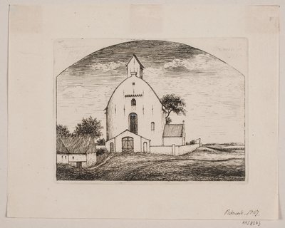 Bjernede kerk door Peter Herman Rasmussen