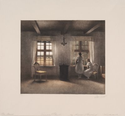 De gasten worden verwacht door Peter Vilhelm Ilsted