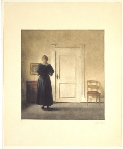 Interieur door Peter Vilhelm Ilsted
