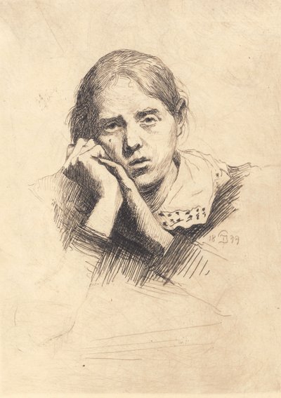 Portret van mijn vrouw door Peter Vilhelm Ilsted