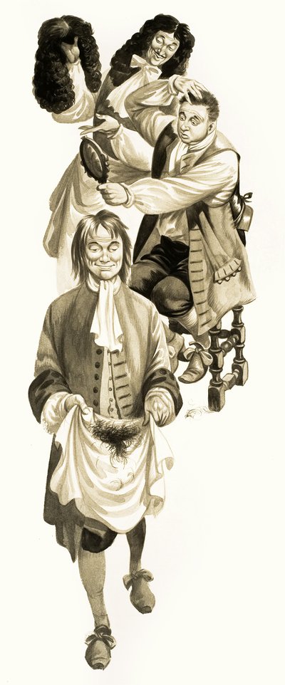 Een Drukke Barbier-Chirurgijns Winkel door Peter Jackson