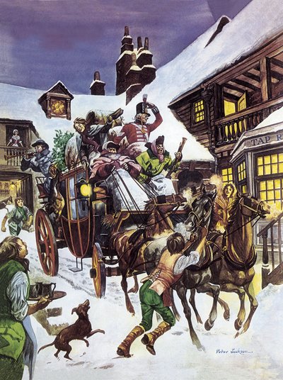 Eerste Kerstdag in de 18e eeuw door Peter Jackson