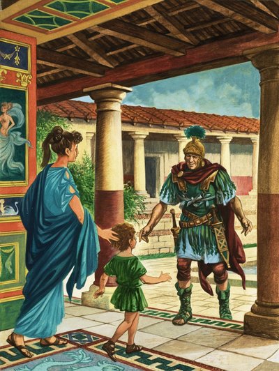 Huiselijke Gemakken in de Romeinse Tijd door Peter Jackson