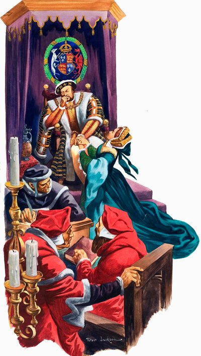 Koning Hendrik VIII besloot zijn vrouw, Catharina van Aragon, te scheiden door Peter Jackson