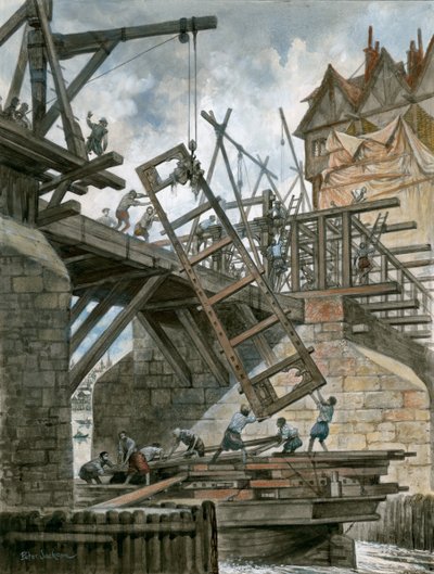 Nonesuch House gebouwd op oude London Bridge door Peter Jackson