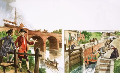 Er was eens... Een brug bouwen voor boten om een rivier over te steken door Peter Jackson