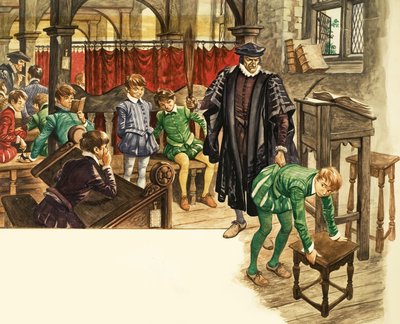 Er was eens... Straf op school in de Tudor Tijd door Peter Jackson