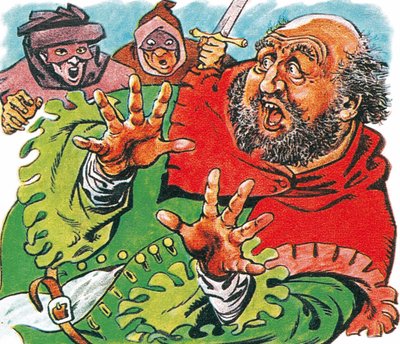 Prins Hal en Poins maken de dikke Falstaff bang door Peter Jackson