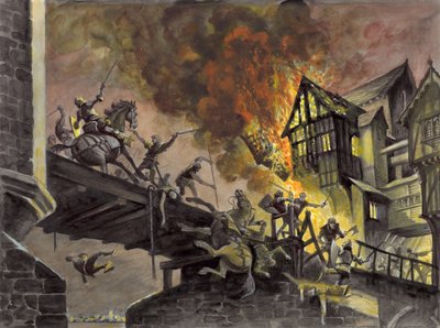 De slag bij London Bridge door Peter Jackson