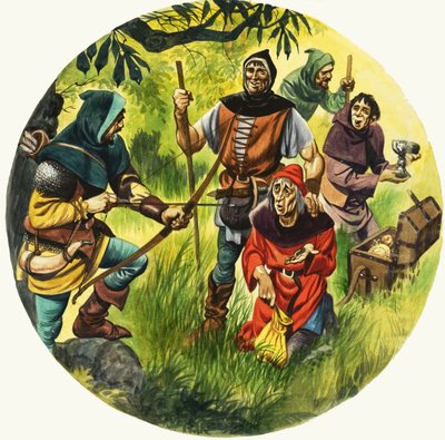 Het Wonderbaarlijke Verhaal van Groot-Brittannië: De Wijze Koning Edward. Wegrovers eisen hun laatste slachtoffer op door Peter Jackson