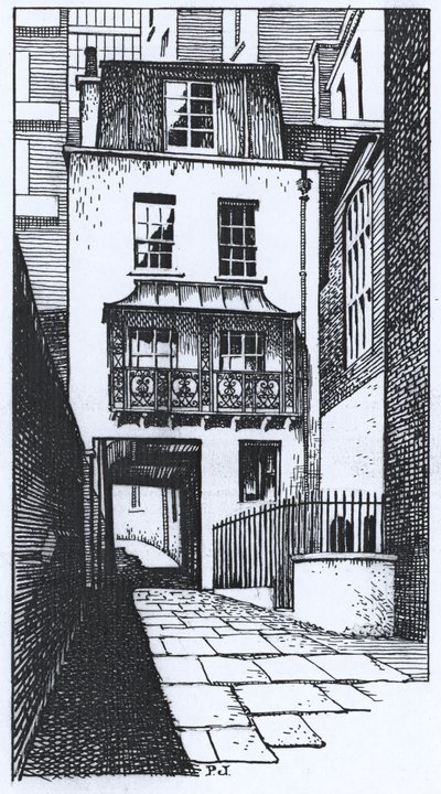 Het Oude Wachthuis in Strand Lane door Peter Jackson