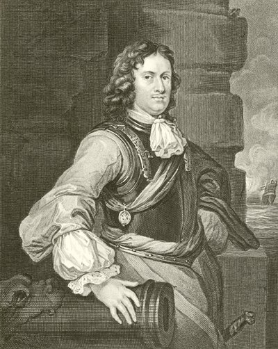 Edward, Eerste Graaf van Sandwich door Peter Lely