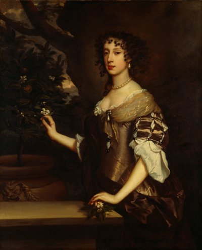 Mary van Modena, koningin-gemalin van koning James II door Peter Lely