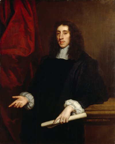Portret van Heneage Finch, 1e Graaf van Nottingham, Lord Keeper door Peter Lely