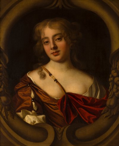 Portret van mevrouw Bridgeman van Devonshire, ca. 1638-80 door Peter Lely