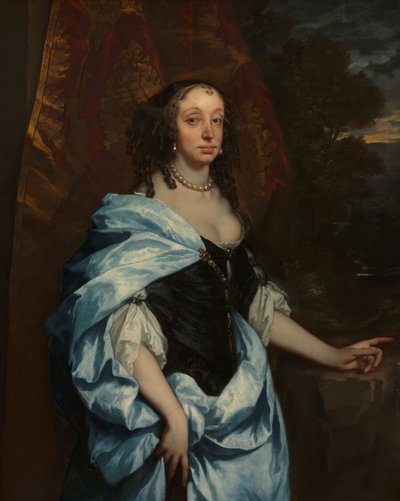 Portret van mevrouw Leneve, c.1657 door Peter Lely