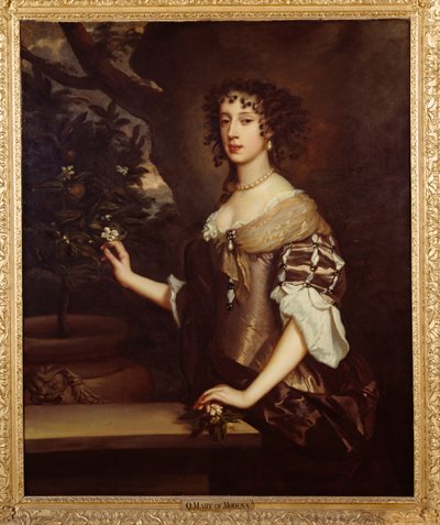 Koningin Maria van Modena, c.1673-80 door Peter Lely