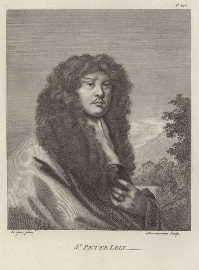 Sir Peter Lely, Nederlandse portretschilder geboren als Pieter van der Faes door Peter Lely