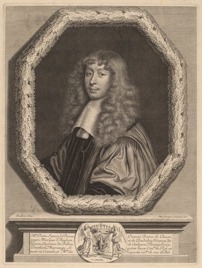 Pierre Ignace de Braux door Peter Ludwig van Schuppen after Henri Beaubrun