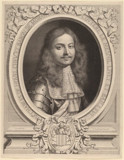 Charles de Houel de Morainville door Peter Ludwig van Schuppen after Pieter