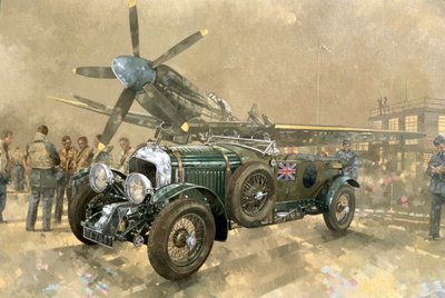 Bentley en Spitfire door Peter Miller