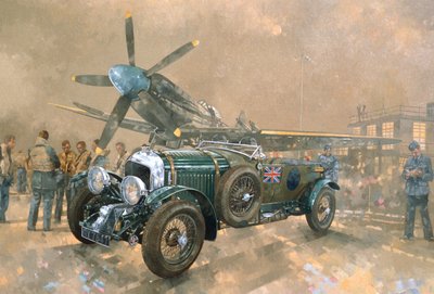 Bentley en Spitfire door Peter Miller