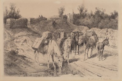 Op weg naar Santa Fe door Peter Moran