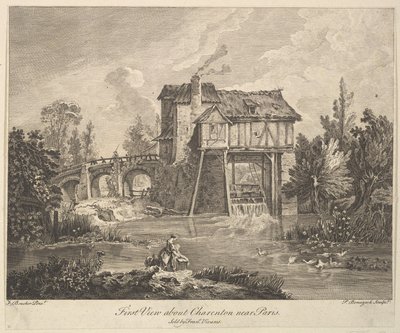Eerste uitzicht op Clarenton nabij Parijs door Peter Paul Benazech