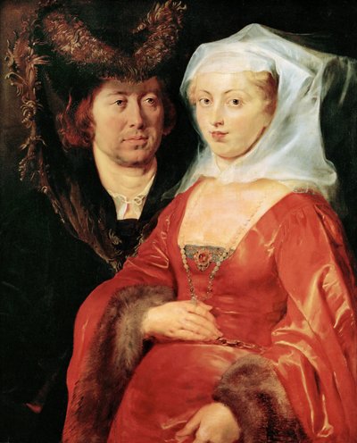 Ansegisel en Sint Begga door Peter Paul Rubens