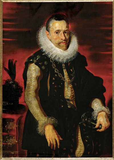 Aartshertog Albrecht VII, gouverneur van Nederland door Peter Paul Rubens