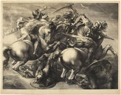 Slag bij Anghiari door Peter Paul Rubens