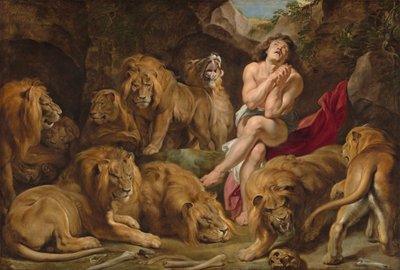 Daniel in de leeuwenkuil door Peter Paul Rubens