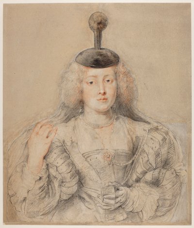 Helena Fourment door Peter Paul Rubens