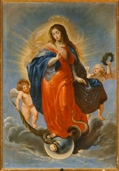 Onbevlekte ontvangenis door Peter Paul Rubens