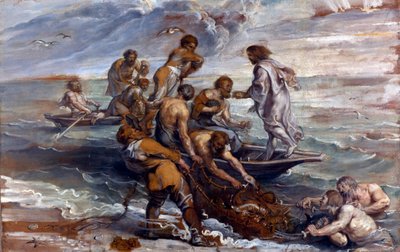 De wonderbaarlijke visvangst door Peter Paul Rubens