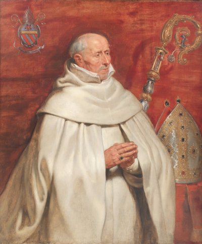 Matthaeus Yrsselius (1541-1629), abt van de Sint-Michielsabdij in Antwerpen door Peter Paul Rubens