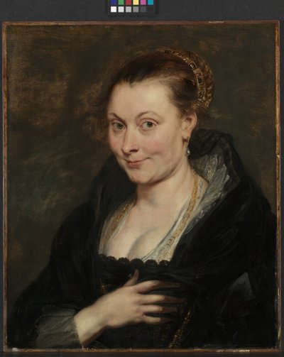 Portret van Isabella Brant, ca. 1620-25 door Peter Paul Rubens
